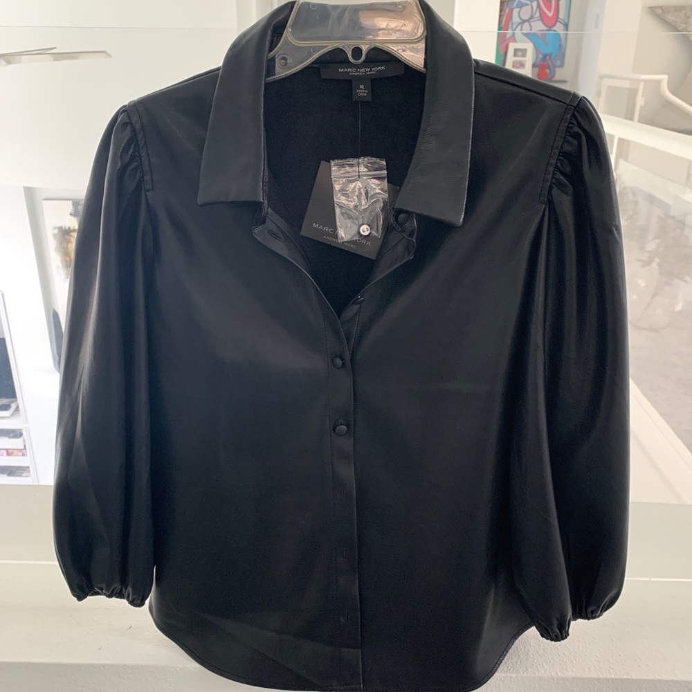 Marc New York pleather Shirt